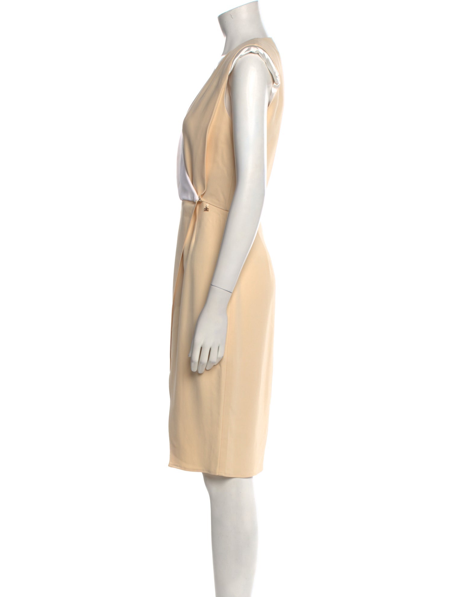 Elisabetta Franchi V-Neck Knee-Length Dress