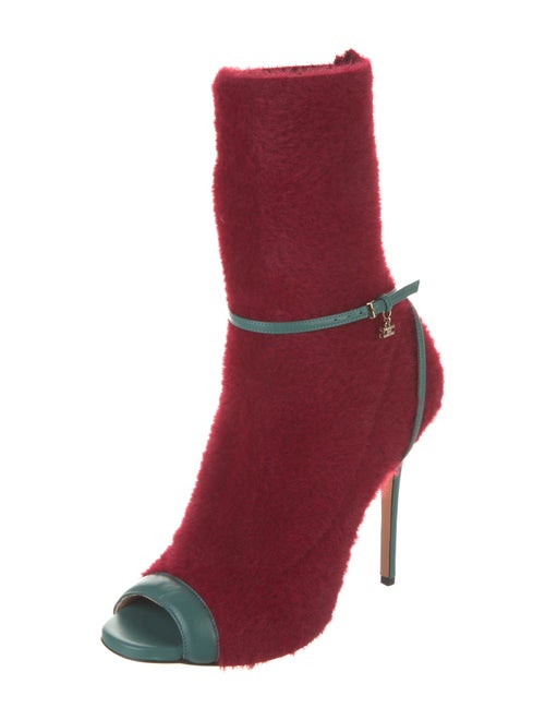Elisabetta Franchi Shearling Sock Boots