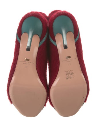 Elisabetta Franchi Shearling Sock Boots