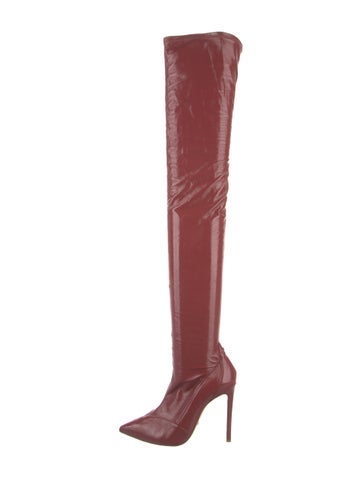 Elisabetta Franchi Boots Patent Leather Sock 7
