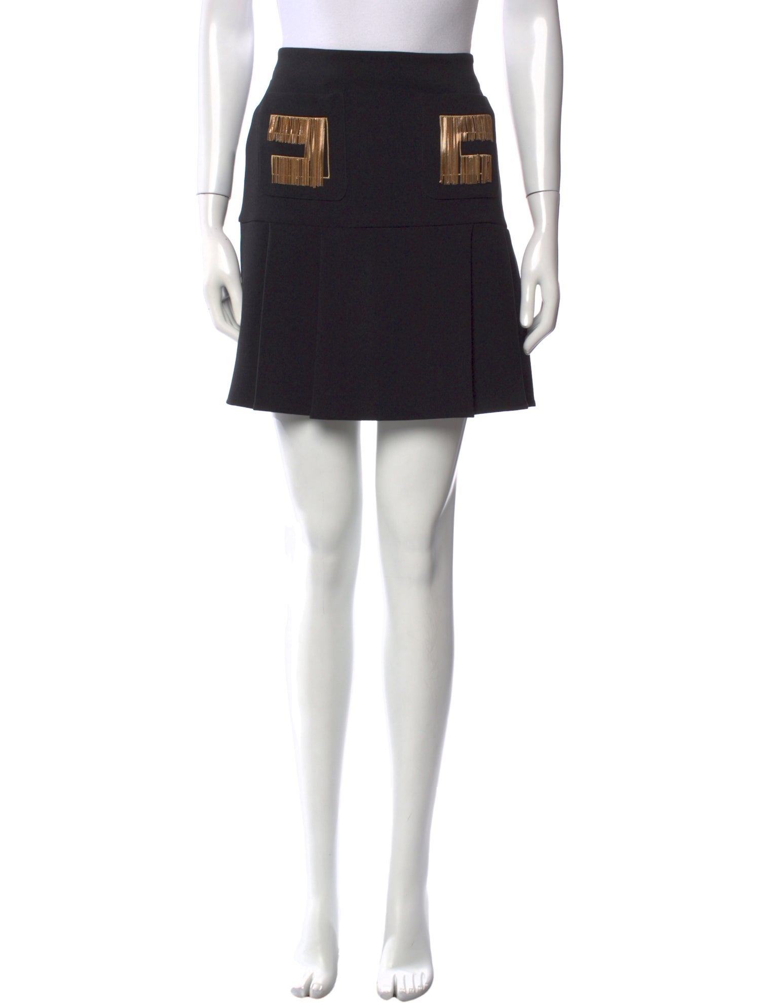 Elisabetta Franchi Chain-Link Accents Mini Skirt w/ Tags