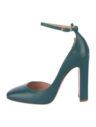 Elisabetta Franchi Leather D'Orsay Pumps