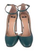 Elisabetta Franchi Leather D'Orsay Pumps