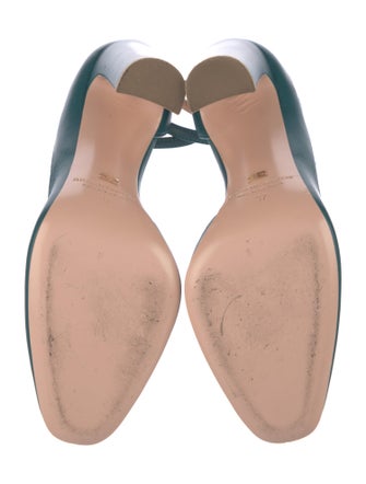 Elisabetta Franchi Leather D'Orsay Pumps