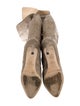 Elisabetta Franchi Suede Studded Accents Boots