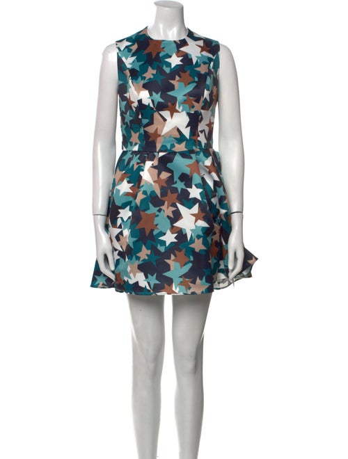 Elisabetta Franchi Floral Print Mini Dress