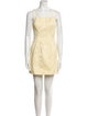 Elisabetta Franchi Square Neckline Mini Dress w/ Tags