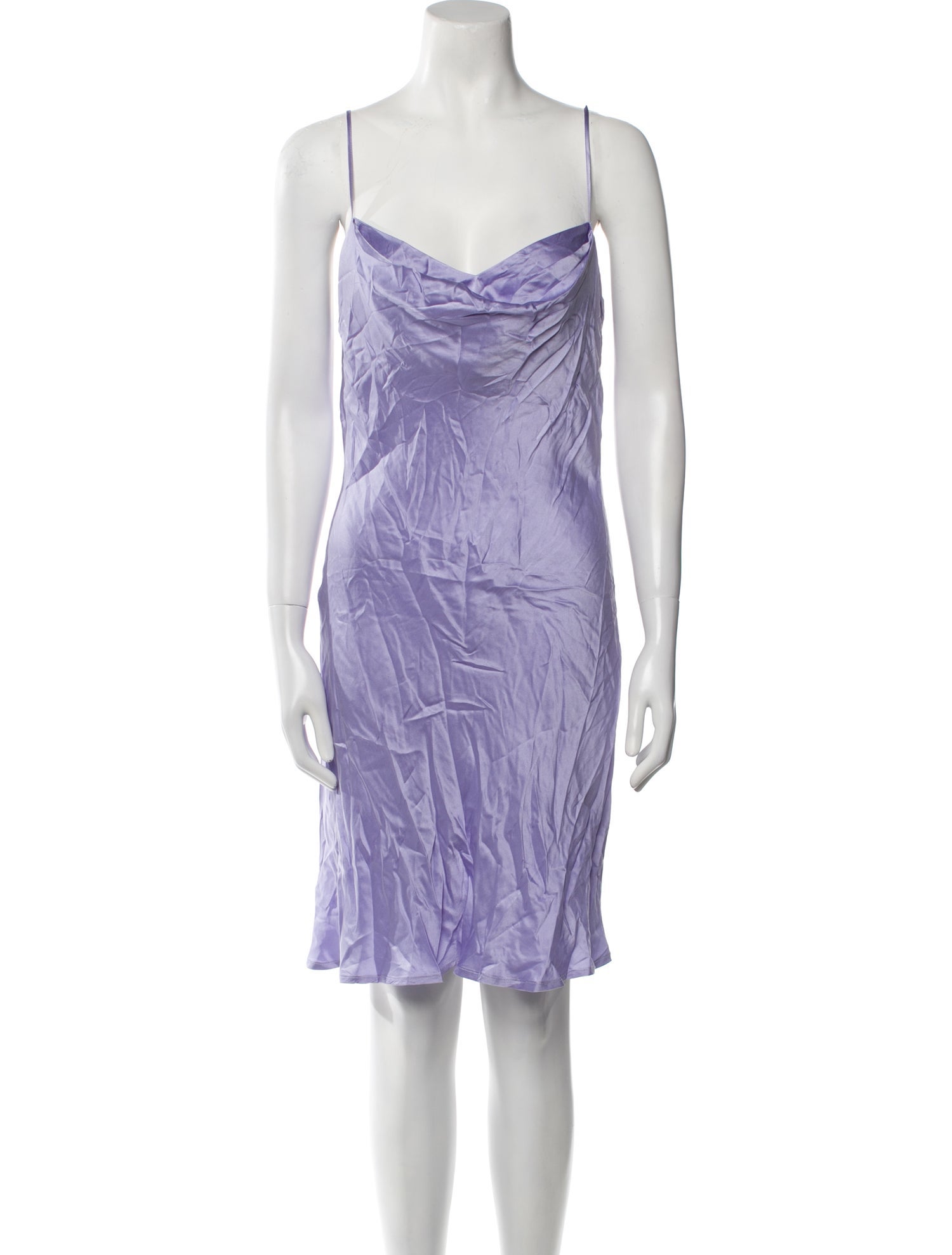 Elisabetta Franchi Cowl Neck Mini Dress