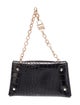 Elisabetta Franchi Embossed Leather Top Handle Bag