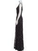 Elisabetta Franchi Mesh Long Dress