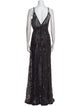 Elisabetta Franchi Mesh Long Dress