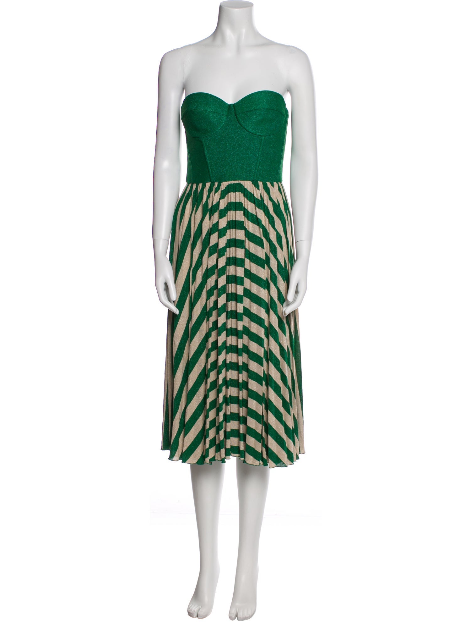 Elisabetta Franchi Striped Mini Dress