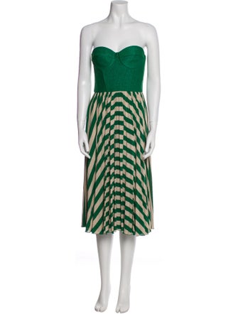 Elisabetta Franchi Striped Mini Dress