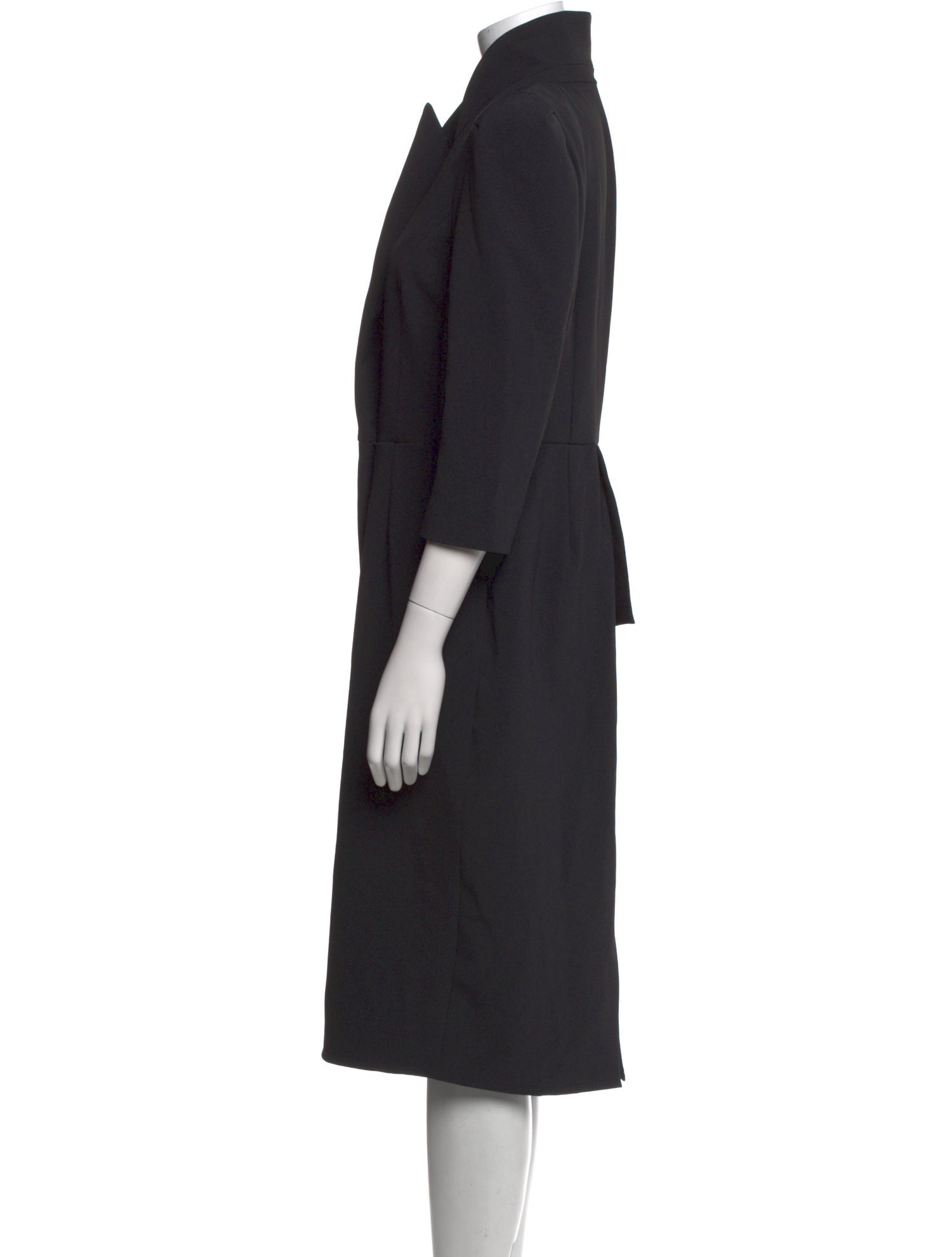 Elisabetta Franchi Cowl Neck Midi Length Dress