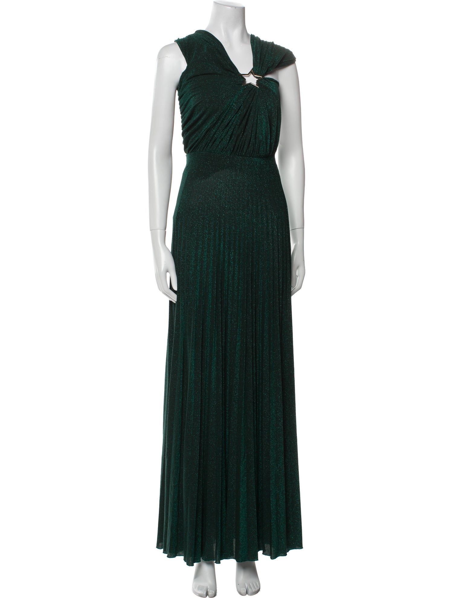 Elisabetta Franchi V-Neck Long Dress