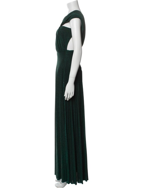 Elisabetta Franchi V-Neck Long Dress