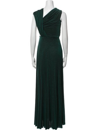 Elisabetta Franchi V-Neck Long Dress