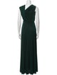 Elisabetta Franchi V-Neck Long Dress