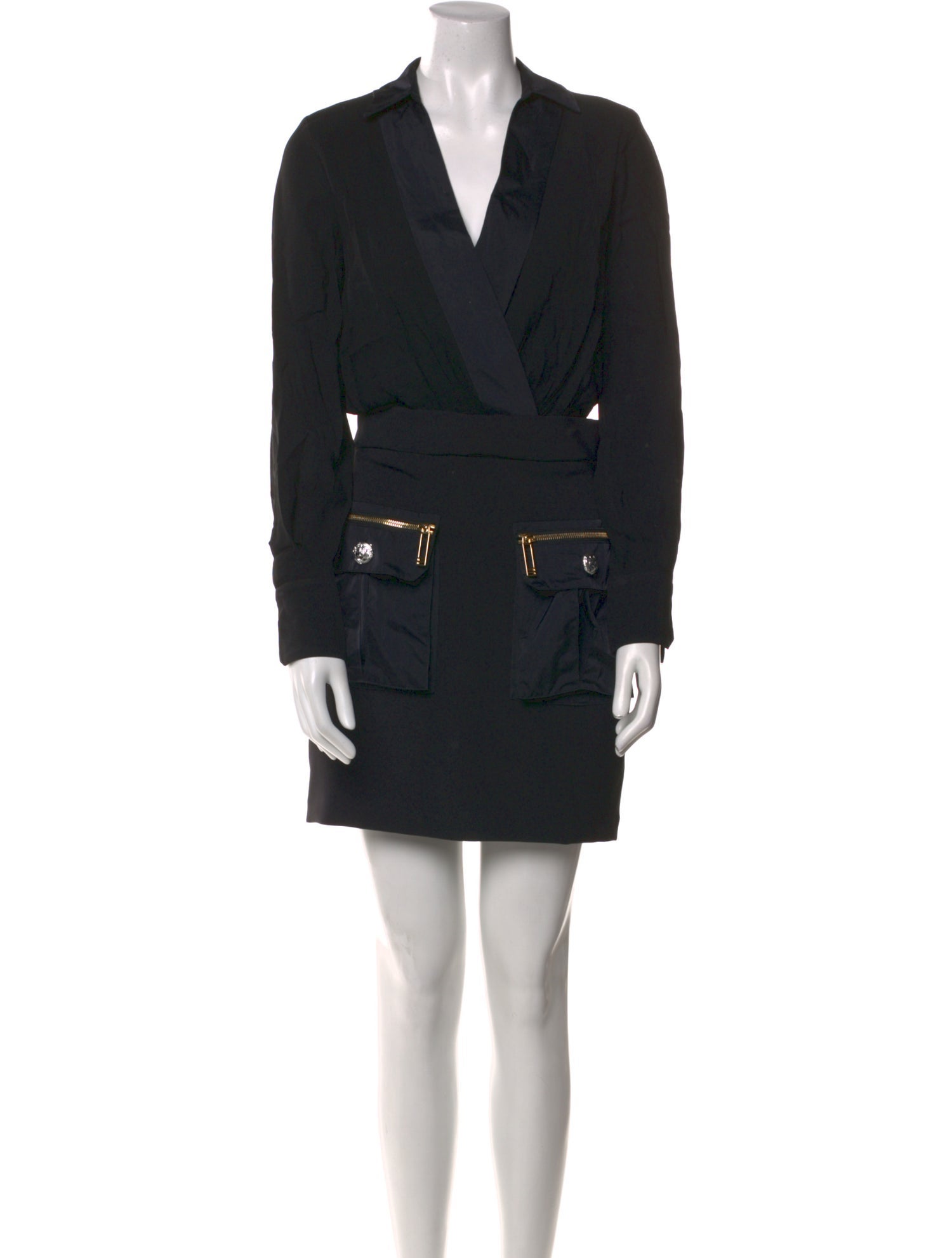 Elisabetta Franchi V-Neck Mini Dress