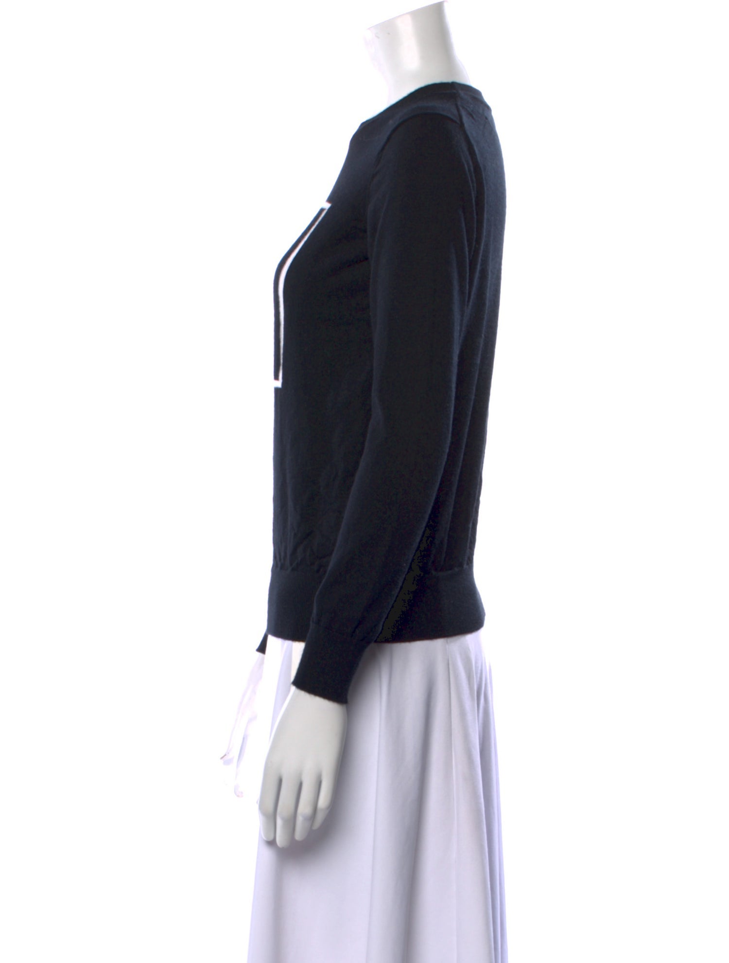 Elisabetta Franchi Wool Graphic Print Sweater