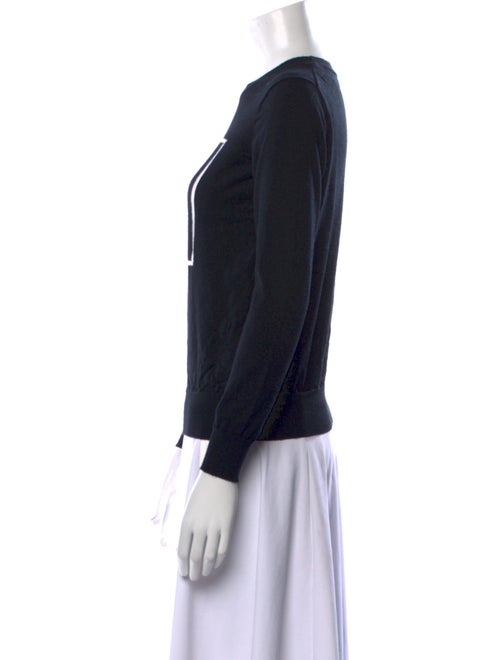 Elisabetta Franchi Wool Graphic Print Sweater