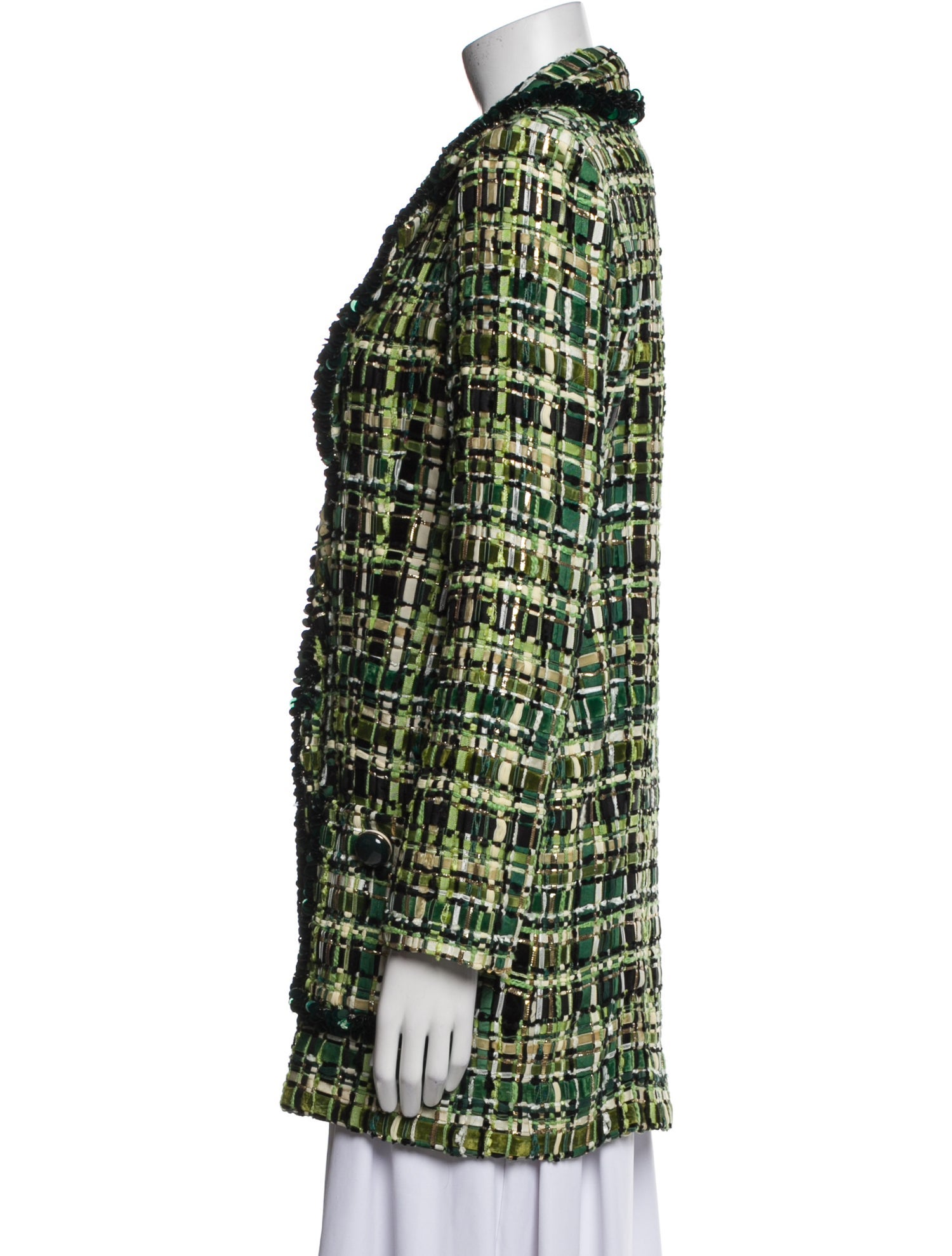 Elisabetta Franchi Plaid Print Blazer