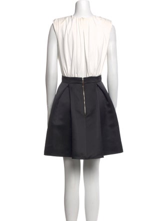 Elisabetta Franchi Crew Neck Mini Dress