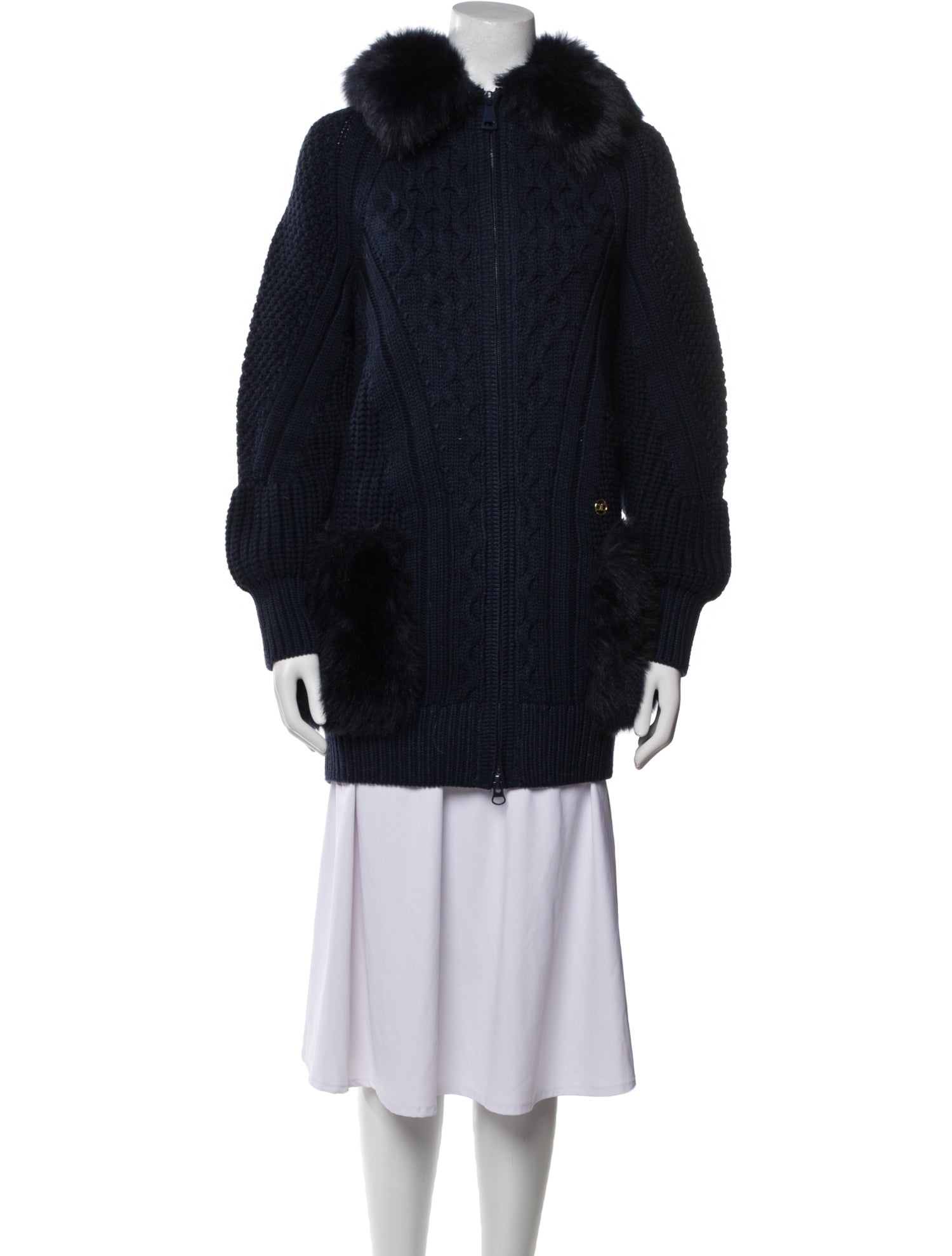 Elisabetta Franchi Wool Mock Neck Sweater