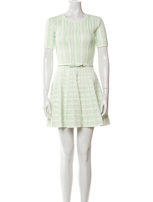 Elisabetta Franchi Striped Mini Dress