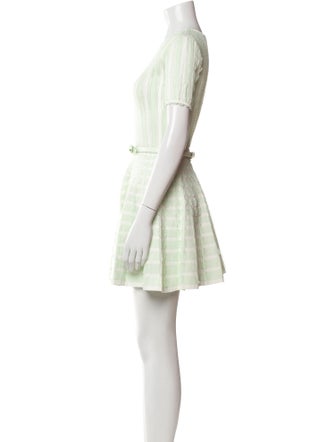 Elisabetta Franchi Striped Mini Dress