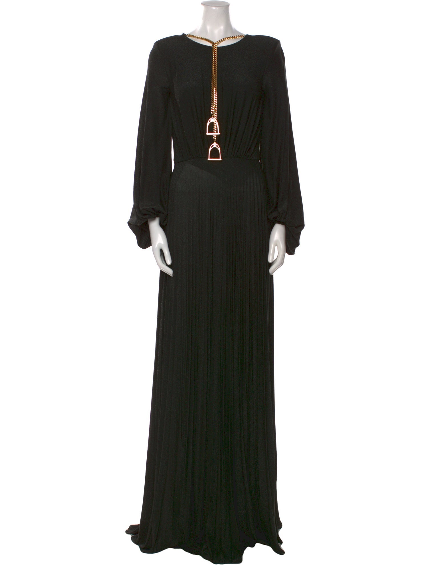 Elisabetta Franchi Crew Neck Long Dress