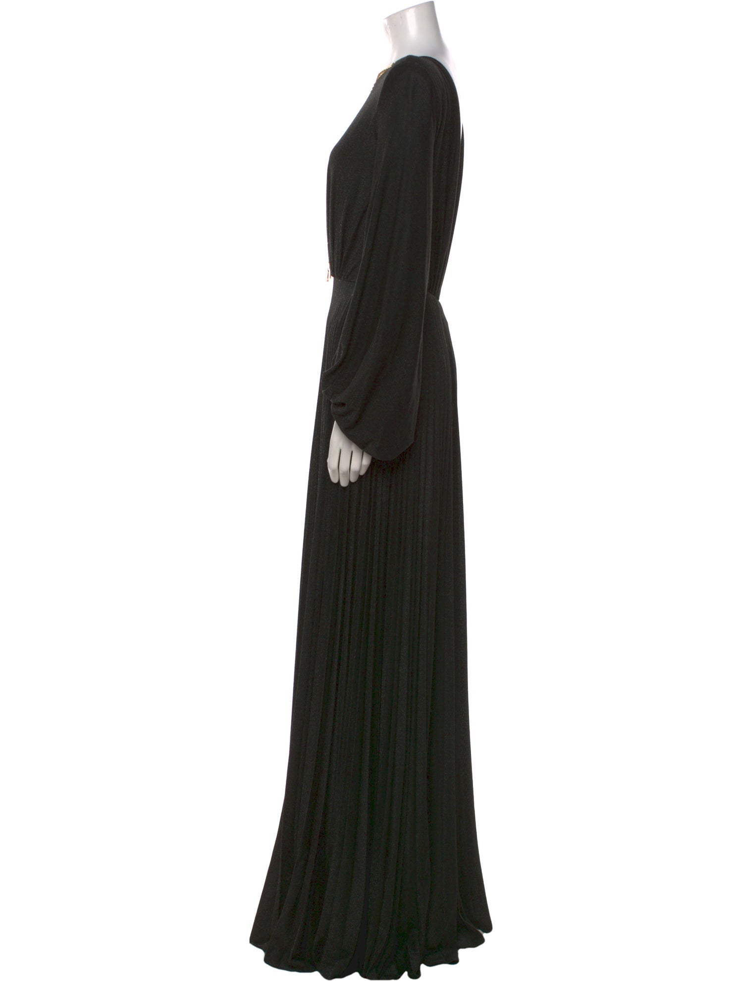 Elisabetta Franchi Crew Neck Long Dress