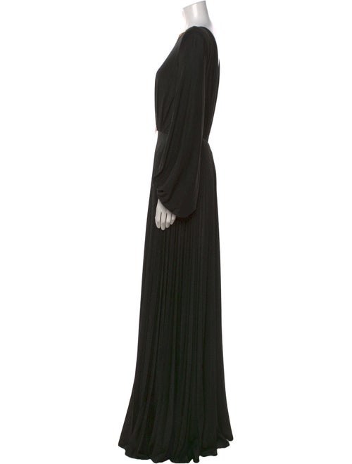 Elisabetta Franchi Crew Neck Long Dress