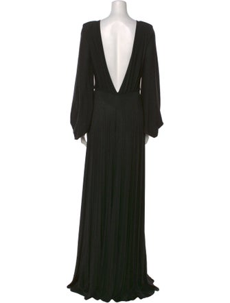 Elisabetta Franchi Crew Neck Long Dress