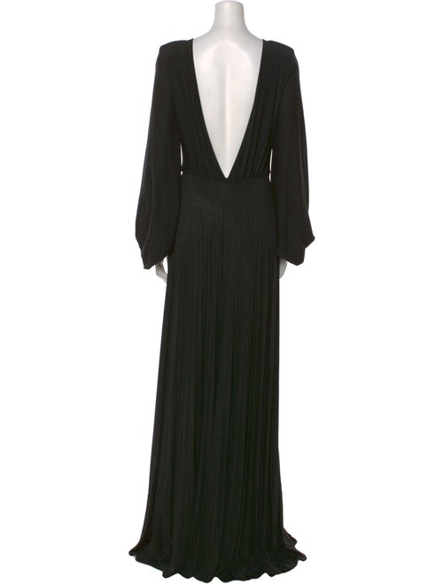 Elisabetta Franchi Crew Neck Long Dress
