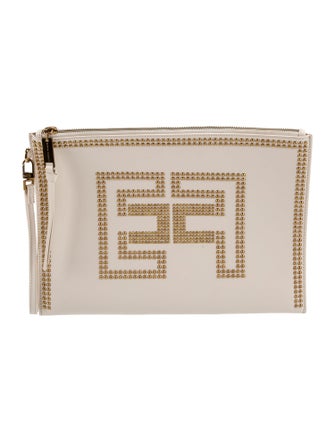 Elisabetta Franchi Leather Clutch