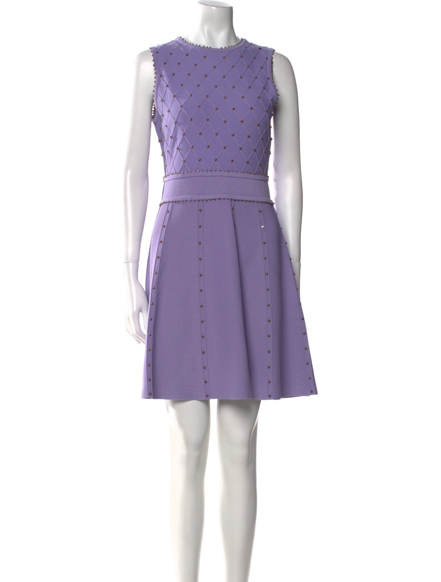 Elisabetta Franchi Crew Neck Mini Dress