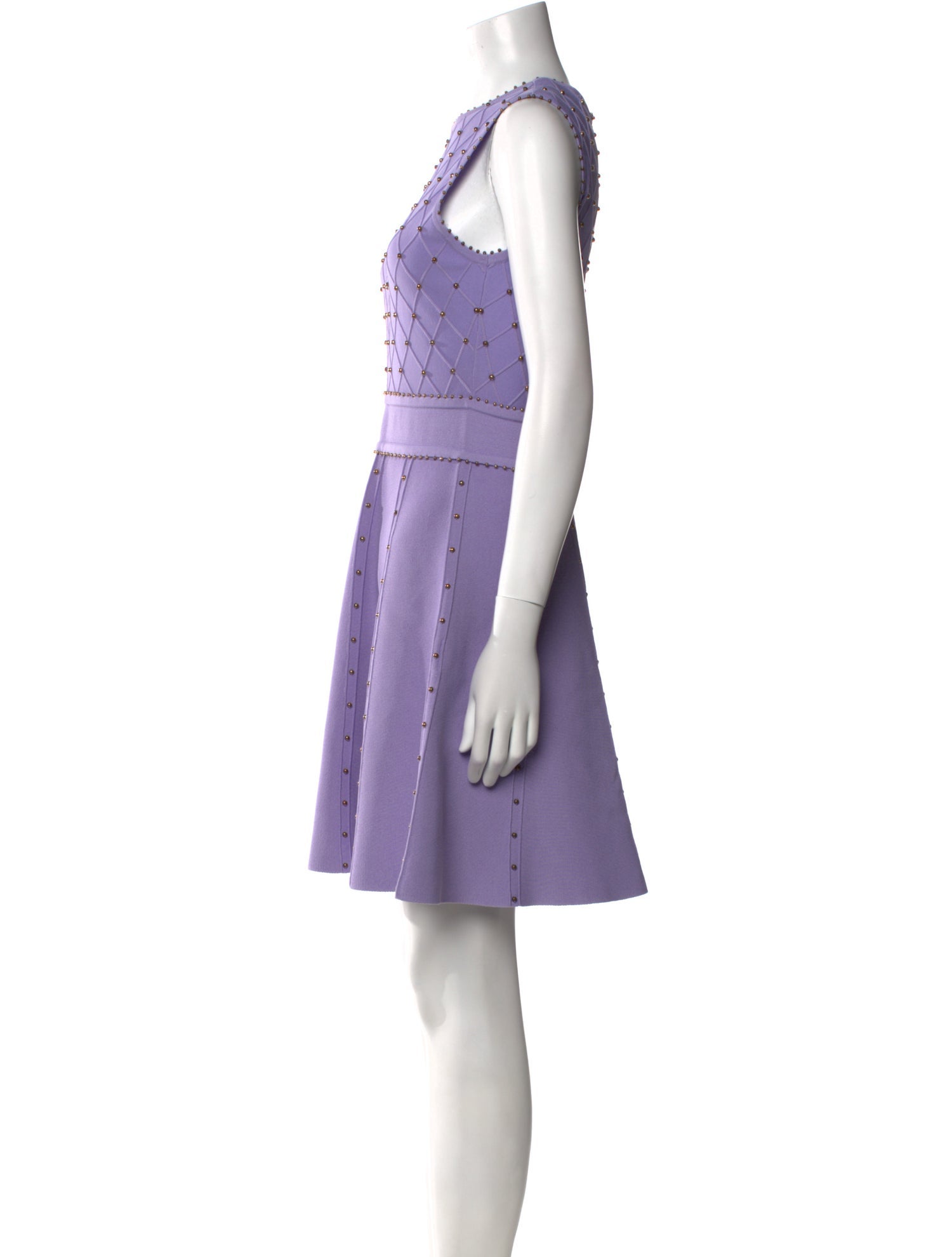 Elisabetta Franchi Crew Neck Mini Dress