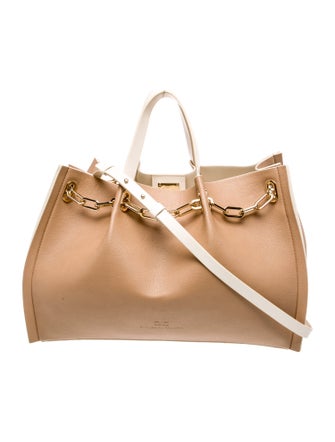 Elisabetta Franchi Vegan Leather Shoulder Bag
