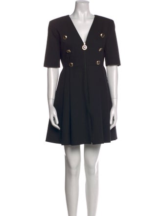 Elisabetta Franchi V-Neck Mini Dress