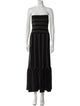 Elisabetta Franchi Striped Midi Length Dress