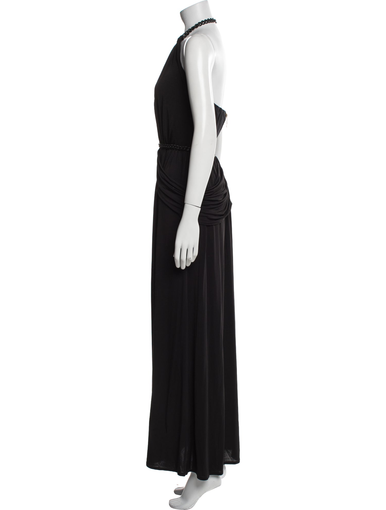 Elisabetta Franchi Halterneck Long Dress