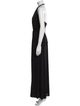 Elisabetta Franchi Halterneck Long Dress