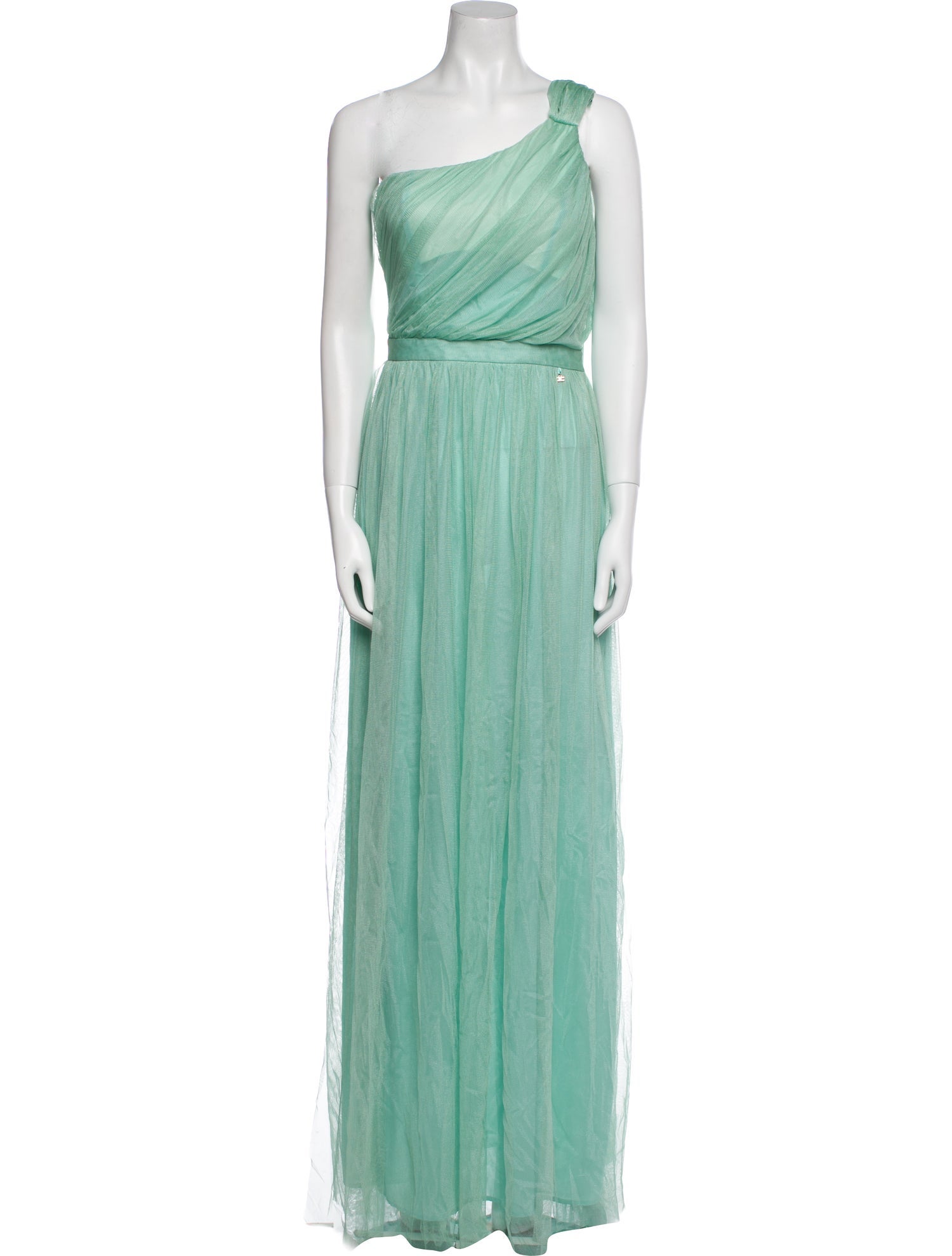 Elisabetta Franchi One-Shoulder Long Dress w/ Tags