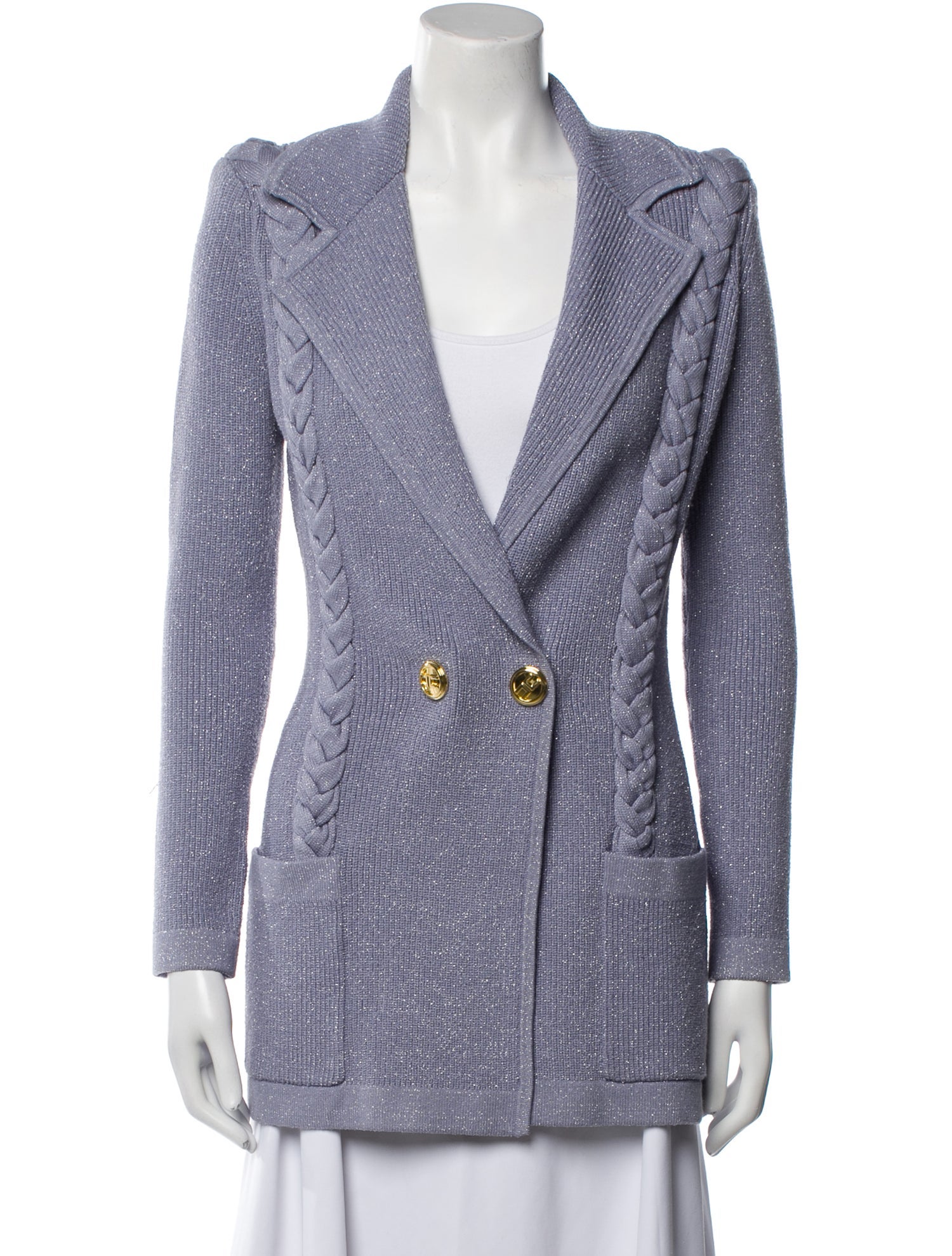 Elisabetta Franchi Wool V-Neck Sweater