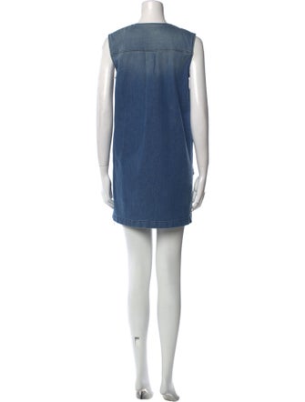 Elisabetta Franchi Crew Neck Mini Dress