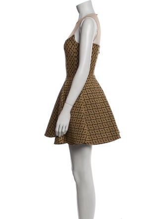 Elisabetta Franchi Printed Mini Dress