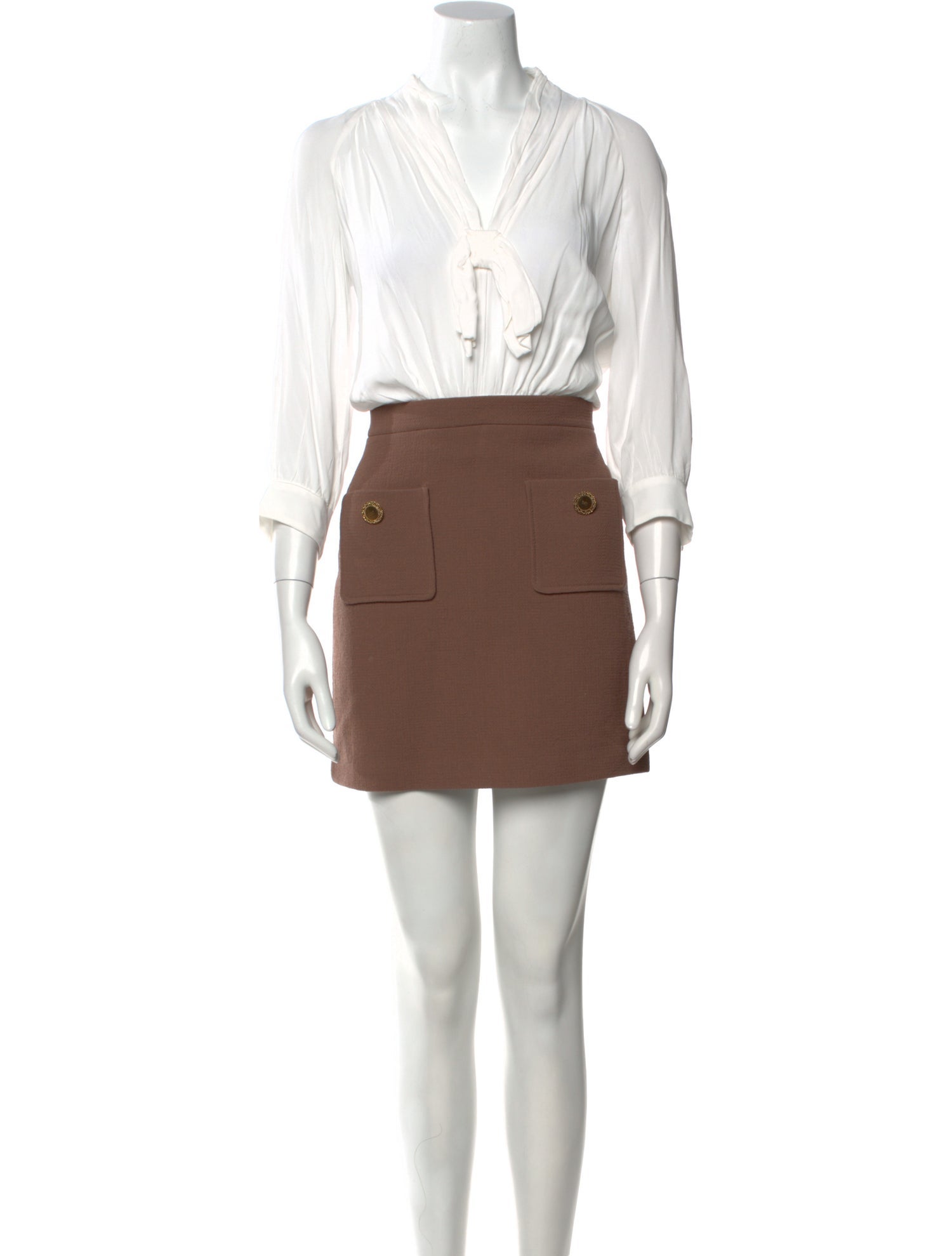 Elisabetta Franchi V-Neck Mini Dress