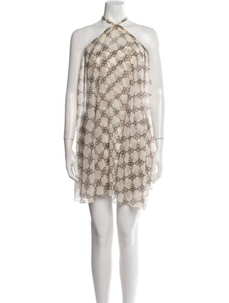 Elisabetta Franchi Printed Mini Dress