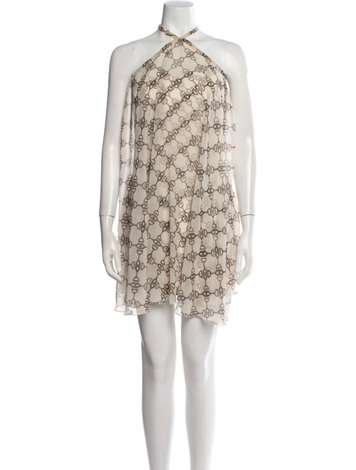 Elisabetta Franchi Printed Mini Dress